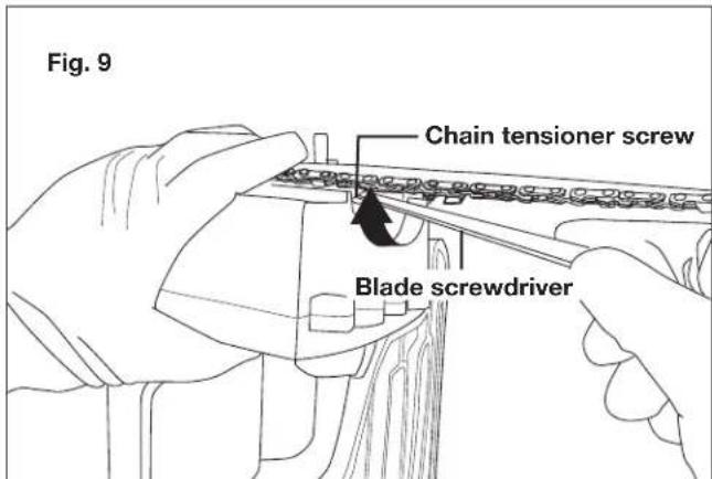 Sun Joe SWJ701E - Adjusting the Chain Tension - 1
