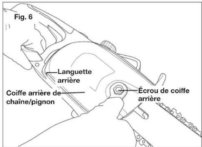 Sun Joe SWJ701E - Pose du guide-chaine et de la chaîne - 6
