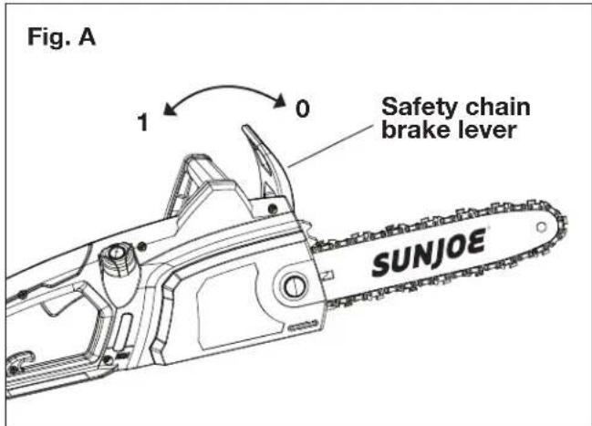 Sun Joe SWJ701E - Safety Chain Brake - 1