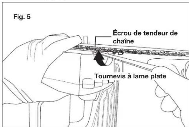 Sun Joe SWJ701E - Pose du guide-chaine et de la chaîne - 5