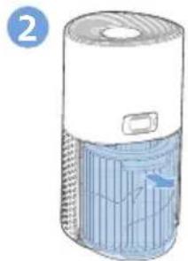 PHILIPS AC1711 - Installation du filtré - 2