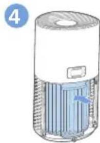 PHILIPS AC1711 - Installation du filtré - 4