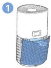 PHILIPS AC1711 - Installation du filtré - 1