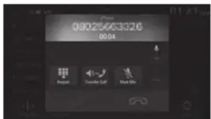ALPINE iLX705S453B - Prendre un appel - 2