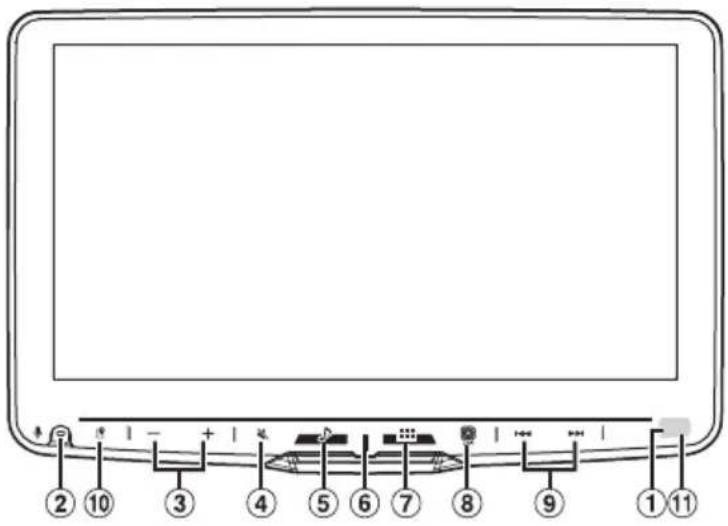 ALPINE iLX705S453B - Controls Position - 2