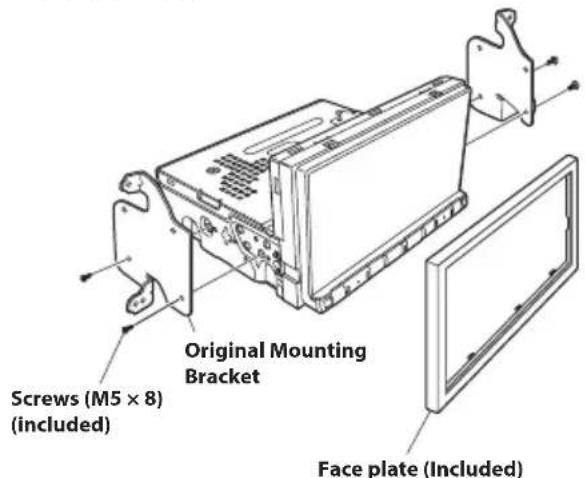 ALPINE iLX705S453B - Installing the Unit (iLX-705D) - 1