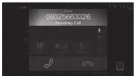 ALPINE iLX705S453B - Answering a Call - 1