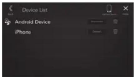 ALPINE iLX705S453B - How to connect to a Bluetooth compatible device (Pairing) - 3