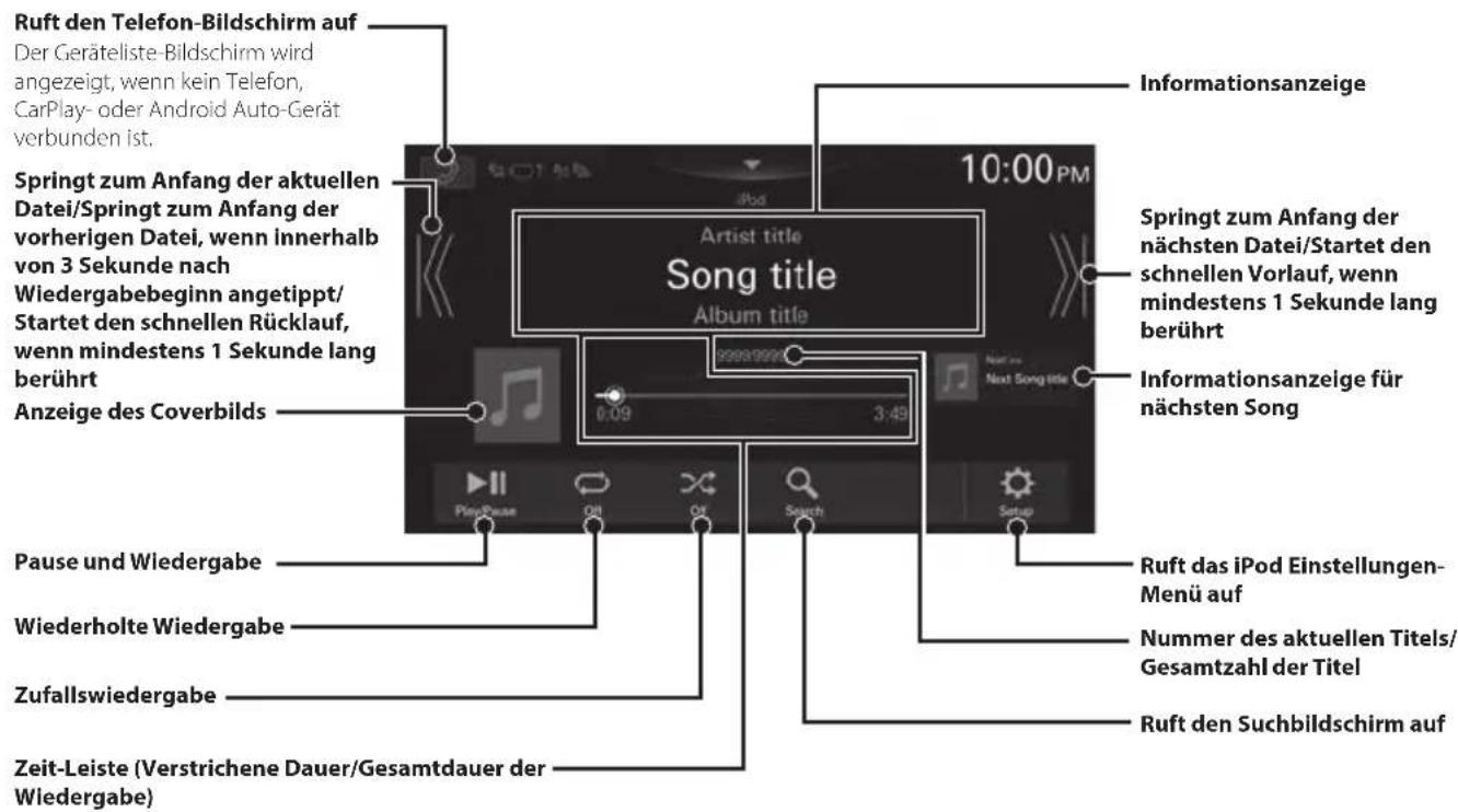 ALPINE iLX705S453B - iPod-Modus auf iPhone (Option) - 1