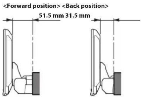 ALPINE iLX705S453B - Adjusting the display position (iLX-F905D/iLX-F115D) - 1