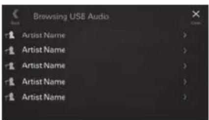 ALPINE iLX705S453B - Recherche d'un fichier de musique - 2