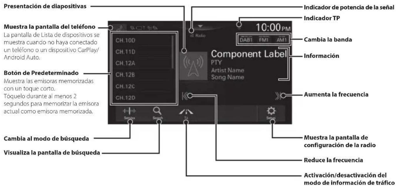ALPINE iLX705S453B - Funcionamente de DAB/DAB+/DMB - 1