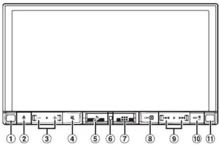 ALPINE iLX705S453B - Controls Position - 1