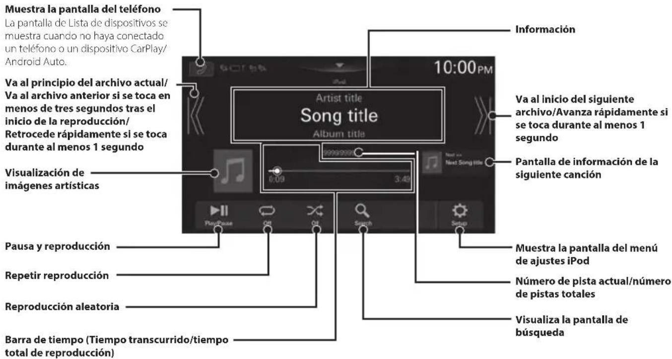 ALPINE iLX705S453B - Modo iPod en iPhone (optional) - 1