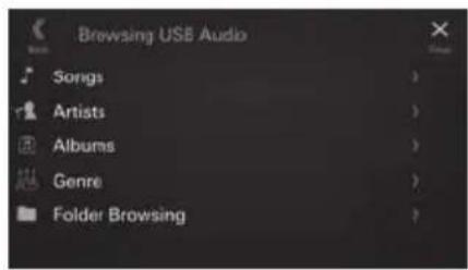 ALPINE iLX705S453B - Searching for a Music File - 1