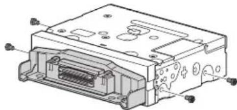 ALPINE iLX705S453B - Instale los cuales pernos hexagonales para fijar el botón deslizante. - 1