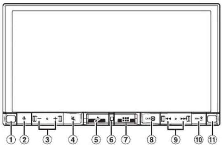 ALPINE iLX705S453B - PacnoIoxeHne 3JeMeHTOB ynpaBneHn - 1