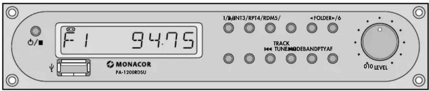 Monacor PA1200RDSU - Specifications - 1