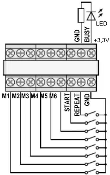 Monacor PA1120DMT - Nachricht ferngesteuert abrufen - 1