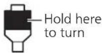 TECHNICS SL100C - Free the tone arm from the arm rest and adjust horizontal balance by turning the balance weight. - 1