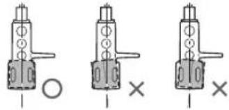 TECHNICS SL100C - Attaching the cartridge - 3