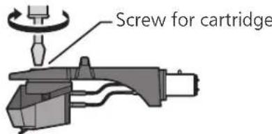 TECHNICS SL100C - Attaching the cartridge - 4