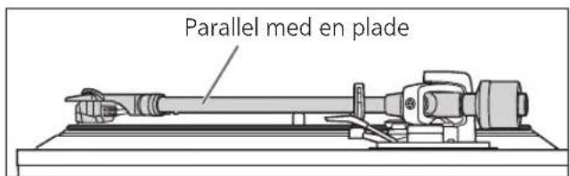 TECHNICS SL100C - Nár du/DDke kender pickup'ens hjde (H), ellr nar du ikke anvender det medfologende pickup-hus - 1