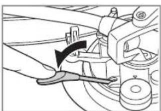 TECHNICS SL100C - Bringen Sie den Lifthebel langsam in seineunte Stellung. Der Tonarm senkt sich langsam auf die Schallplatte. - 1