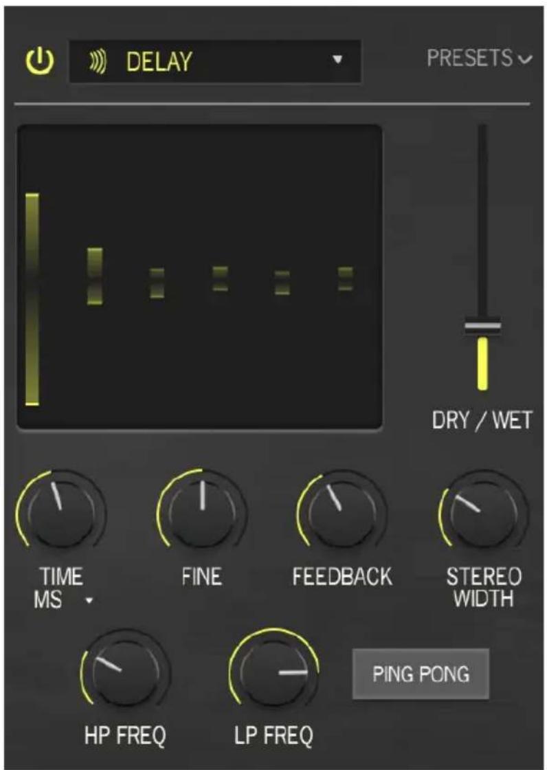 Arturia KORG MS20 V - Les types d'effets - 2