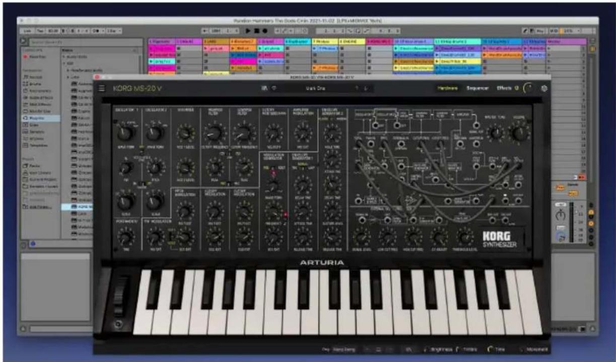 Arturia KORG MS20 V - Utiliser le KORG ms-20 v comme plug-in - 1