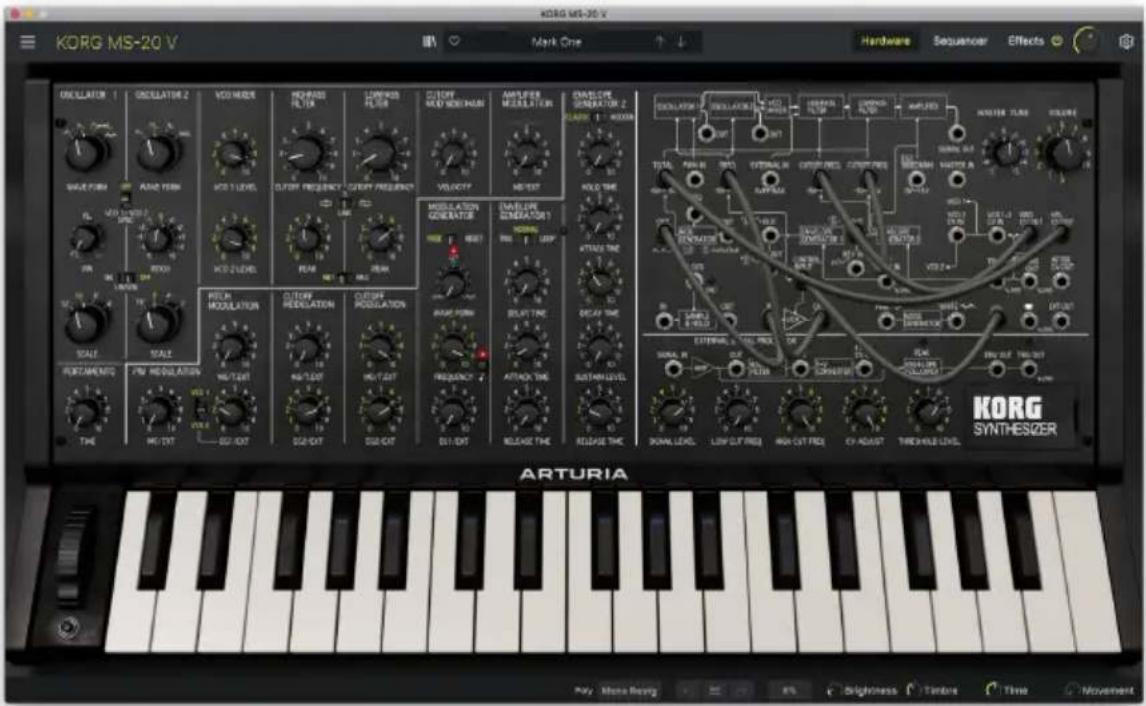 Arturia KORG MS20 V - Vue d'ensemble - 1