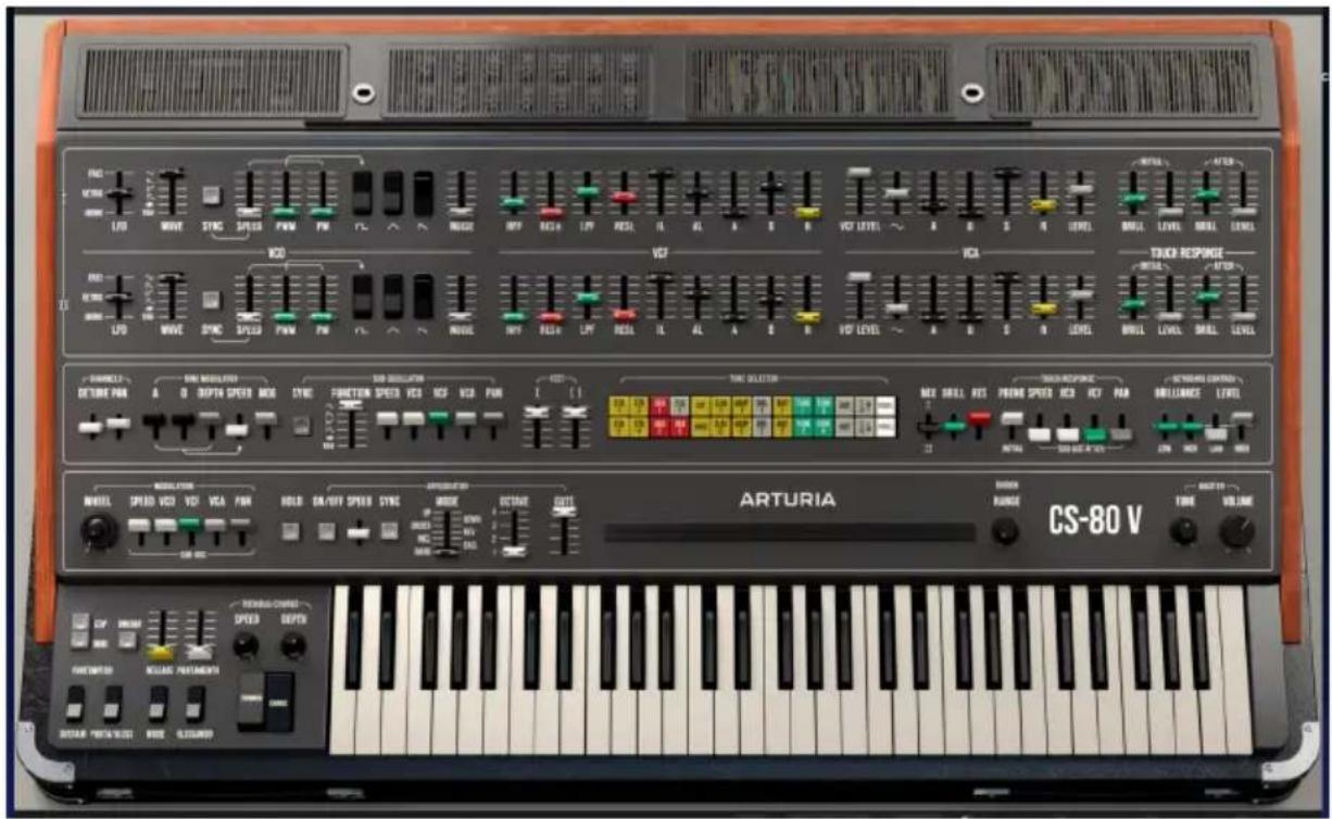 Arturia CS80 V4 - LE PANNEAU PRINCIPAL - 1