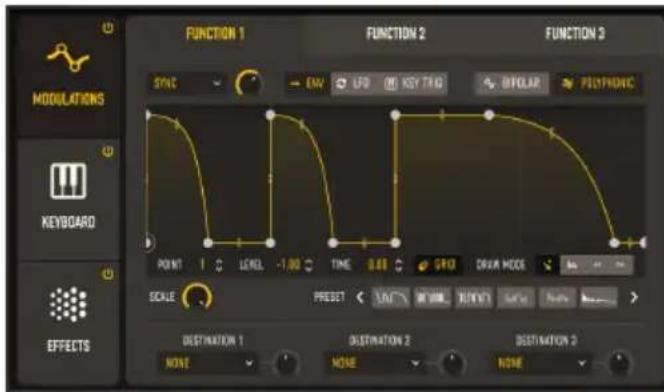 Arturia CS80 V4 - Accès au panneau Advanced - 2