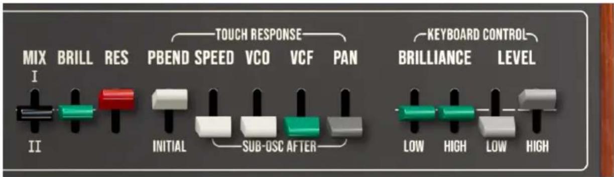 Arturia CS80 V4 - Sélecteur Tone - 2