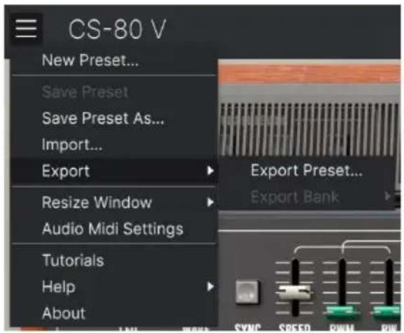 Arturia CS80 V4 - Export [Exporter] - 1