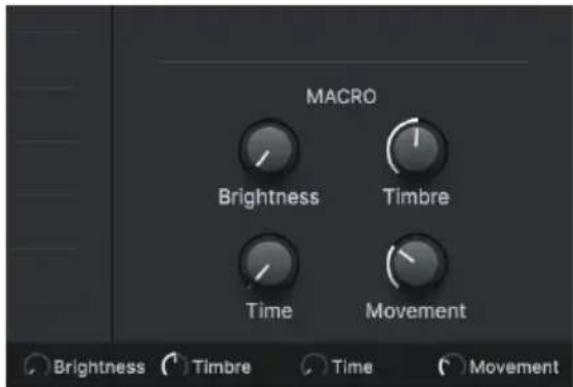 Arturia CS80 V4 - Potentiometres Macro - 1