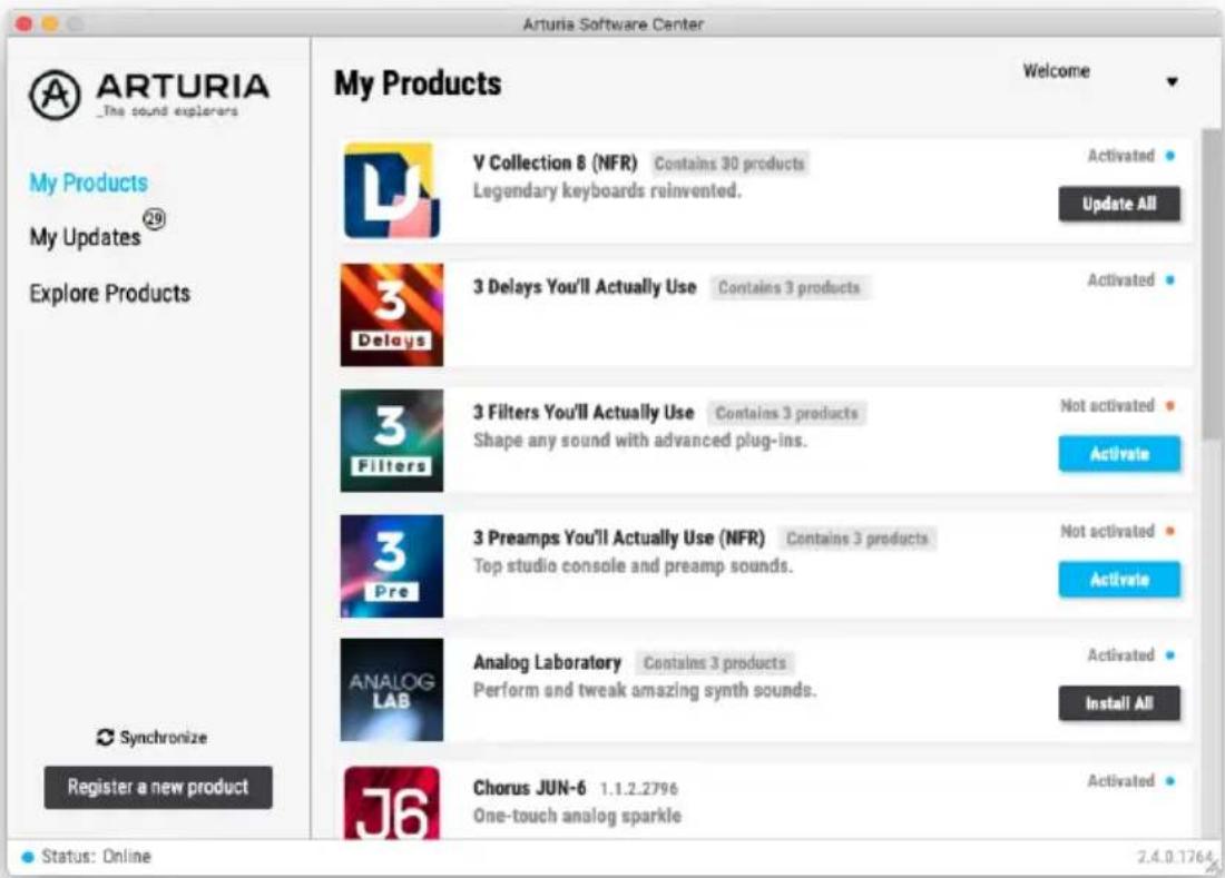 Arturia CS80 V4 - Enreigstrer, activer et installer le CS-80 V4 - 5