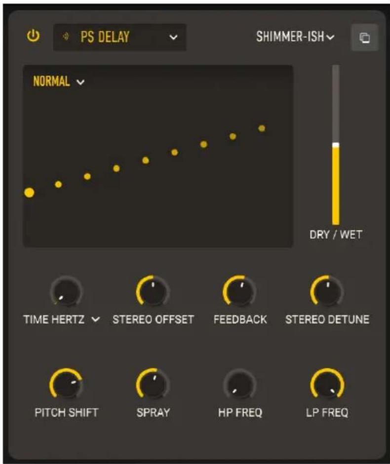 Arturia CS80 V4 - Pitch Shift Delay [Delay à variation de houteur] - 1