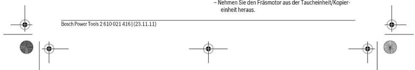 BOSCH GMF 1400 CE Professional - Fräse einsetzen (siehe Bild B) - 3