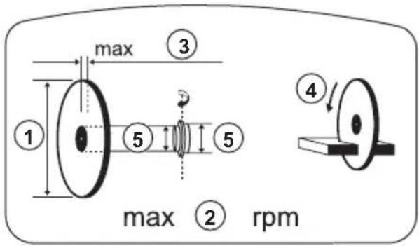 HUSQVARNA K 1270 II Rail - Cutting equipment decal - 1