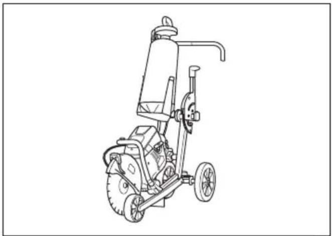 HUSQVARNA K 1270 II Rail - Kit de roues - 2