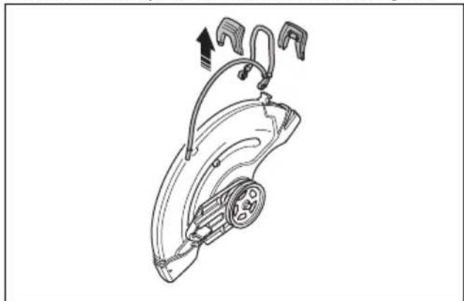 HUSQVARNA K 1270 II Rail - To reverse the cutting head (K 1270 II) - 6
