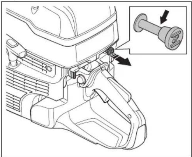 HUSQVARNA K 1270 II Rail - To start the product with a cold engine - 5