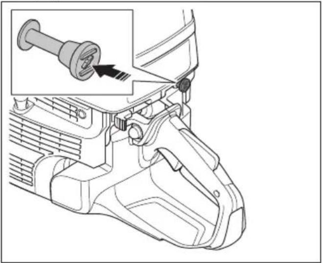 HUSQVARNA K 1270 II Rail - Démarrage du produit lorsque le moteur est froid - 8