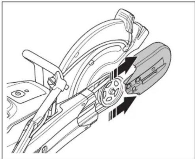 HUSQVARNA K 1270 II Rail - Pour remplacer la courroie d'entraînement - 5
