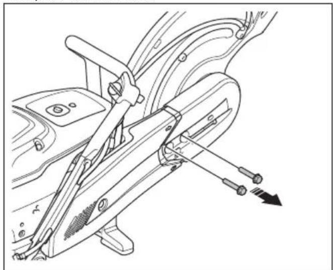 HUSQVARNA K 1270 II Rail - Pour remplacer la courroie d'entraînement - 4