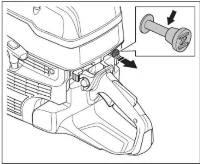 HUSQVARNA K 1270 II Rail - To start the product with a cold engine - 16