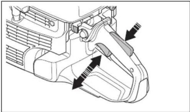 HUSQVARNA K 1270 II Rail - Het product starten met een warme motor - 7