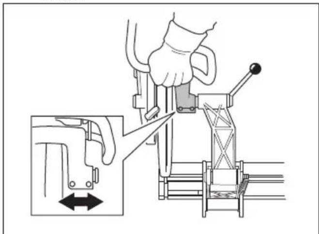 HUSQVARNA K 1270 II Rail - Utilisation de la fixation de rail - 3