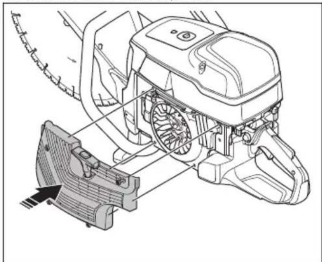 HUSQVARNA K 1270 II Rail - Installation du corps du lanceur - 2